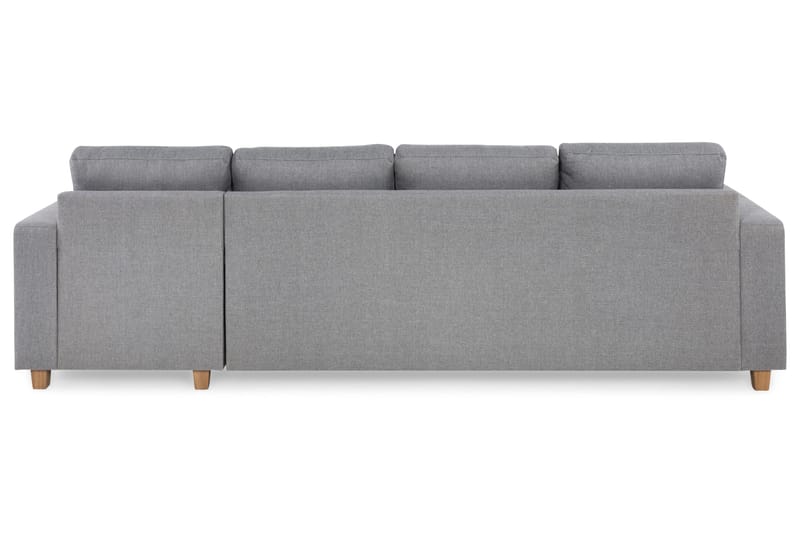 Crazy 4-sits Vändbar L-formad Divansoffa i Tyg - Grå - Products - Möbler - Soffa - Divansoffa & schäslongsoffa - 4 sits soffa med divan