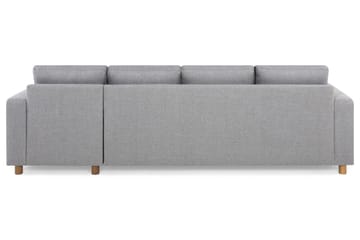 Crazy 4-sits Vändbar L-formad Divansoffa i Tyg - Grå - Products - Möbler - Soffa - Divansoffa & schäslongsoffa - 4 sits soffa med divan