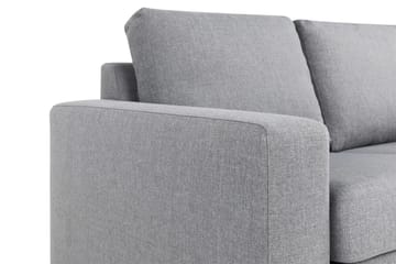 Crazy 4-sits Vändbar L-formad Divansoffa i Tyg - Grå - Products - Möbler - Soffa - Divansoffa & schäslongsoffa - 4 sits soffa med divan