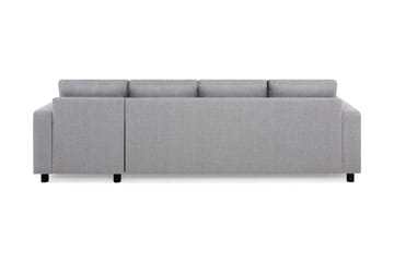 Crazy 4-sits Vändbar L-formad Divansoffa i Tyg - Grå - Products - Möbler - Soffa - Divansoffa & schäslongsoffa - 4 sits soffa med divan