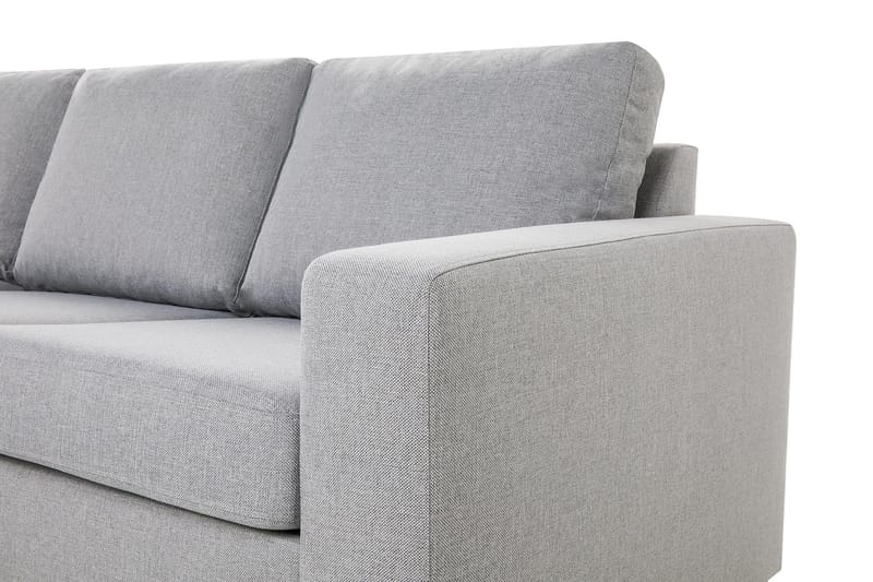 Crazy 4-sits Vändbar L-formad Divansoffa i Tyg - Grå - Products - Möbler - Soffa - Divansoffa & schäslongsoffa - 4 sits soffa med divan