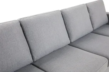 Crazy 4-sits Vändbar L-formad Divansoffa i Tyg - Grå - Products - Möbler - Soffa - Divansoffa & schäslongsoffa - 4 sits soffa med divan