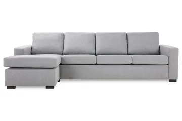 Crazy 4-sits Vändbar L-formad Divansoffa i Tyg - Grå - Products - Möbler - Soffa - Divansoffa & schäslongsoffa - 4 sits soffa med divan