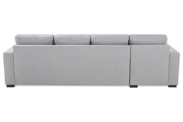 Crazy 4-sits Vändbar L-formad Divansoffa i Tyg - Grå - Products - Möbler - Soffa - Divansoffa & schäslongsoffa - 4 sits soffa med divan