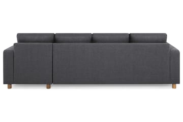 Crazy 4-sits Vändbar L-formad Divansoffa i Tyg - Mörkgrå - Products - Möbler - Soffa - Divansoffa & schäslongsoffa - 4 sits soffa med divan