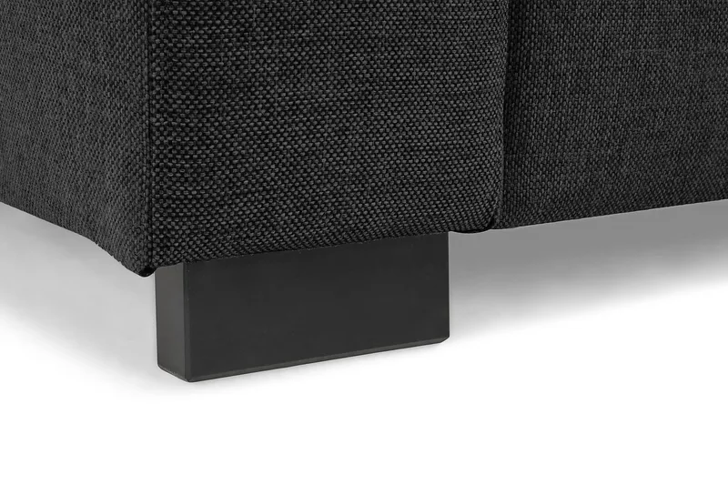 Crazy 4-sits Vändbar L-formad Divansoffa i Tyg - Mörkgrå - Products - Möbler - Soffa - Divansoffa & schäslongsoffa - 4 sits soffa med divan