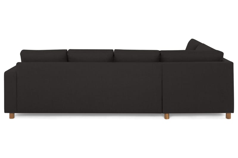 Crazy 4-sits Vänstervänd L-formad Schäslongsoffa i Tyg - Antracit - Products - Möbler - Soffa - Divansoffa & schäslongsoffa - 3 sits soffa med divan
