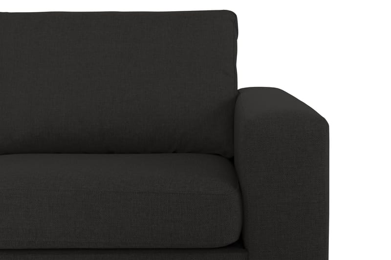 Crazy 4-sits Vänstervänd L-formad Schäslongsoffa i Tyg - Antracit - Products - Möbler - Soffa - Divansoffa & schäslongsoffa - 3 sits soffa med divan