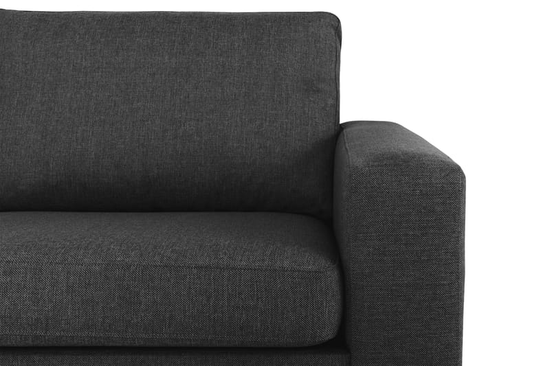 Crazy 4-sits Vänstervänd L-formad Schäslongsoffa i Tyg - Antracit - Products - Möbler - Soffa - Divansoffa & schäslongsoffa - 3 sits soffa med divan