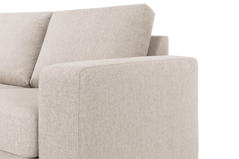 Crazy 4-sits Vänstervänd L-formad Schäslongsoffa i Tyg - Beige - Products - Möbler - Soffa - Divansoffa & schäslongsoffa - 3 sits soffa med divan