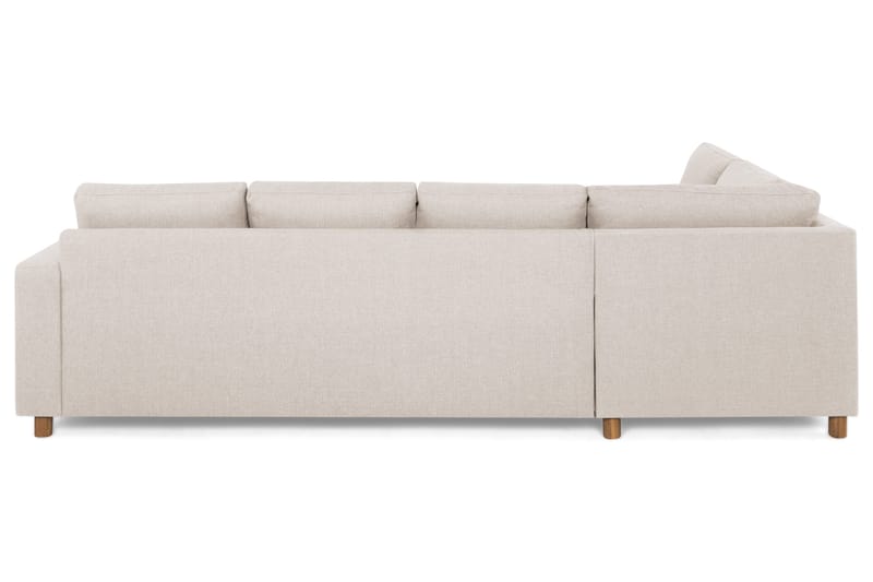 Crazy 4-sits Vänstervänd L-formad Schäslongsoffa i Tyg - Beige - Products - Möbler - Soffa - Divansoffa & schäslongsoffa - 3 sits soffa med divan