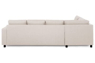 Crazy 4-sits Vänstervänd L-formad Schäslongsoffa i Tyg - Beige - Products - Möbler - Soffa - Divansoffa & schäslongsoffa - 3 sits soffa med divan