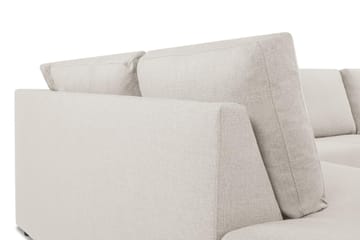 Crazy 4-sits Vänstervänd L-formad Schäslongsoffa i Tyg - Beige - Products - Möbler - Soffa - Divansoffa & schäslongsoffa - 3 sits soffa med divan