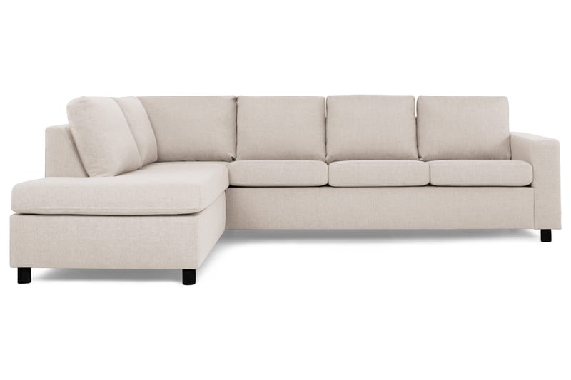Crazy 4-sits Vänstervänd L-formad Schäslongsoffa i Tyg - Beige - Products - Möbler - Soffa - Divansoffa & schäslongsoffa - 3 sits soffa med divan
