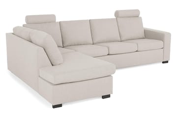 Crazy 4-sits Vänstervänd L-formad Schäslongsoffa i Tyg - Beige - Products - Möbler - Soffa - Divansoffa & schäslongsoffa - 3 sits soffa med divan