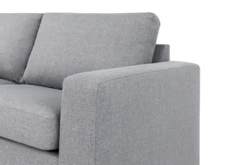 Crazy 4-sits Vänstervänd L-formad Schäslongsoffa i Tyg - Grå - Products - Möbler - Soffa - Divansoffa & schäslongsoffa - 3 sits soffa med divan