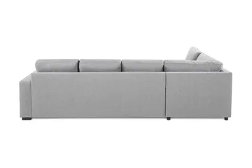 Crazy 4-sits Vänstervänd L-formad Schäslongsoffa i Tyg - Grå - Products - Möbler - Soffa - Divansoffa & schäslongsoffa - 3 sits soffa med divan
