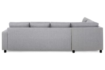 Crazy 4-sits Vänstervänd L-formad Schäslongsoffa i Tyg - Grå - Products - Möbler - Soffa - Divansoffa & schäslongsoffa - 3 sits soffa med divan