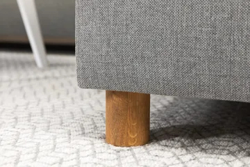 Crazy 4-sits Vänstervänd L-formad Schäslongsoffa i Tyg - Grå - Products - Möbler - Soffa - Divansoffa & schäslongsoffa - 3 sits soffa med divan
