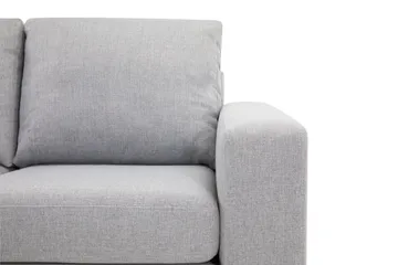 Crazy 4-sits Vänstervänd L-formad Schäslongsoffa i Tyg - Grå - Products - Möbler - Soffa - Divansoffa & schäslongsoffa - 3 sits soffa med divan