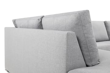 Crazy 4-sits Vänstervänd L-formad Schäslongsoffa i Tyg - Grå - Products - Möbler - Soffa - Divansoffa & schäslongsoffa - 3 sits soffa med divan