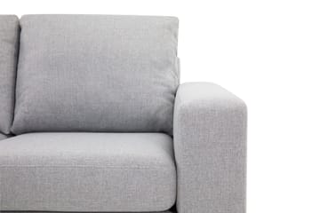 Crazy 4-sits Vänstervänd L-formad Schäslongsoffa i Tyg - Grå - Products - Möbler - Soffa - Divansoffa & schäslongsoffa - 3 sits soffa med divan