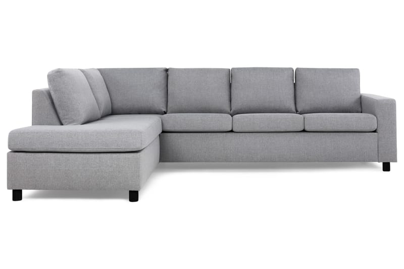Crazy 4-sits Vänstervänd L-formad Schäslongsoffa i Tyg - Grå - Products - Möbler - Soffa - Divansoffa & schäslongsoffa - 3 sits soffa med divan