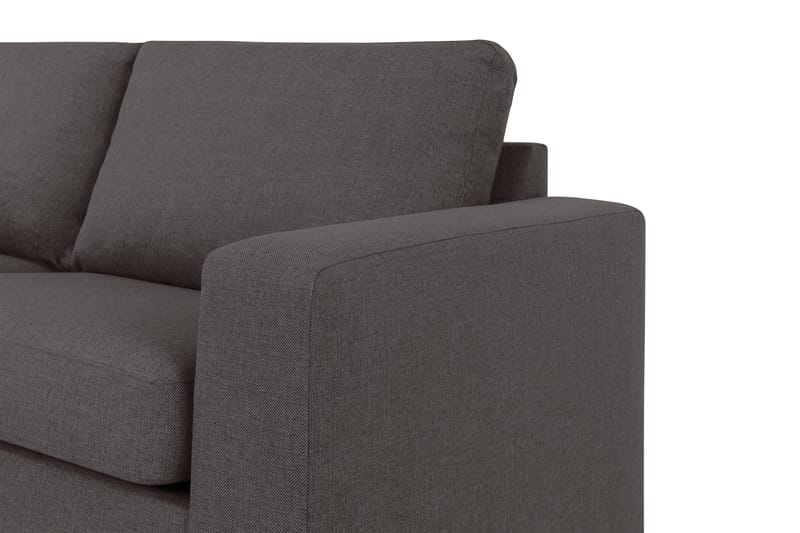 Crazy 4-sits Vänstervänd L-formad Schäslongsoffa i Tyg - Mörkgrå - Products - Möbler - Soffa - Divansoffa & schäslongsoffa - 3 sits soffa med divan