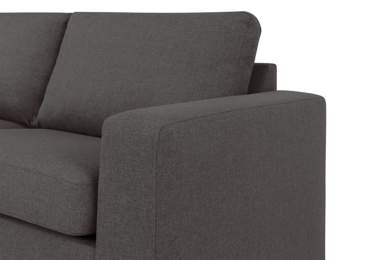 Crazy 4-sits Vänstervänd L-formad Schäslongsoffa i Tyg - Mörkgrå - Products - Möbler - Soffa - Divansoffa & schäslongsoffa - 3 sits soffa med divan