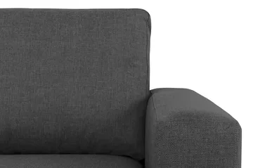 Crazy 4-sits Vänstervänd L-formad Schäslongsoffa i Tyg - Mörkgrå - Products - Möbler - Soffa - Divansoffa & schäslongsoffa - 3 sits soffa med divan