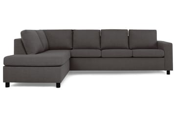 Crazy 4-sits Vänstervänd L-formad Schäslongsoffa i Tyg - Mörkgrå - Products - Möbler - Soffa - Divansoffa & schäslongsoffa - 3 sits soffa med divan