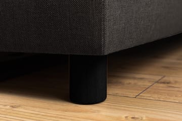Crazy 4-sits Vänstervänd L-formad Schäslongsoffa i Tyg - Mörkgrå - Products - Möbler - Soffa - Divansoffa & schäslongsoffa - 3 sits soffa med divan
