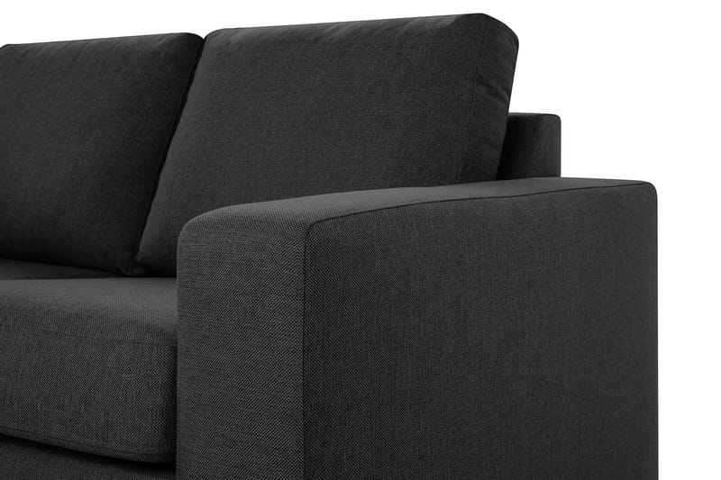 Crazy 4-sits Vänstervänd L-formad Schäslongsoffa i Tyg - Mörkgrå - Products - Möbler - Soffa - Divansoffa & schäslongsoffa - 3 sits soffa med divan