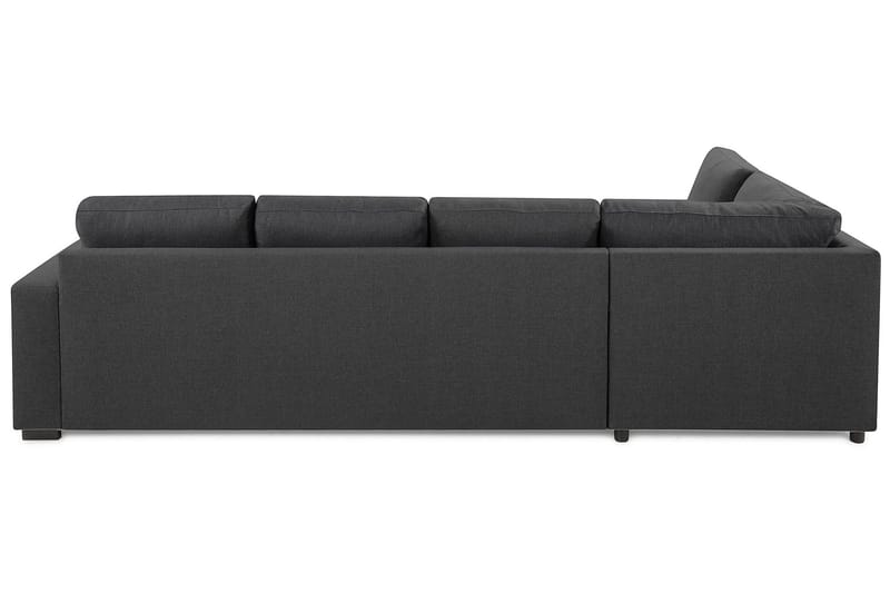 Crazy 4-sits Vänstervänd L-formad Schäslongsoffa i Tyg - Mörkgrå - Products - Möbler - Soffa - Divansoffa & schäslongsoffa - 3 sits soffa med divan