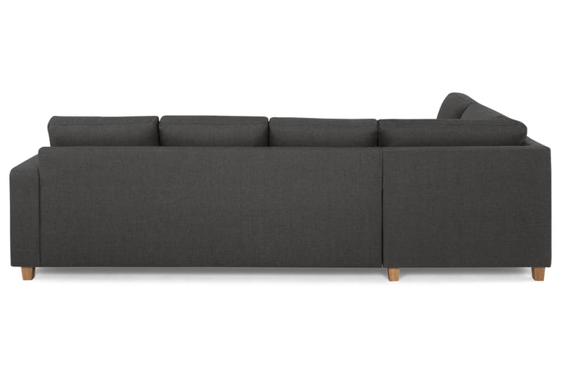 Crazy 4-sits Vänstervänd L-formad Schäslongsoffa i Tyg - Mörkgrå - Products - Möbler - Soffa - Divansoffa & schäslongsoffa - 3 sits soffa med divan