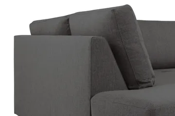 Crazy 4-sits Vänstervänd L-formad Schäslongsoffa i Tyg - Mörkgrå - Products - Möbler - Soffa - Divansoffa & schäslongsoffa - 3 sits soffa med divan