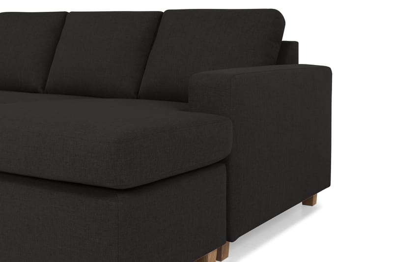 Crazy 4-sits Vänstervänd U-formad Large Soffa med Divan och Schäslong i Tyg - Antracit - Products - Möbler - Soffa - Divansoffa & schäslongsoffa - 4 sits soffa med divan