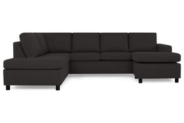 Crazy 4-sits Vänstervänd U-formad Large Soffa med Divan och Schäslong i Tyg - Antracit - Products - Möbler - Soffa - Divansoffa & schäslongsoffa - 4 sits soffa med divan