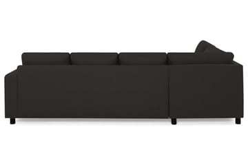 Crazy 4-sits Vänstervänd U-formad Large Soffa med Divan och Schäslong i Tyg - Antracit - Products - Möbler - Soffa - Divansoffa & schäslongsoffa - 4 sits soffa med divan