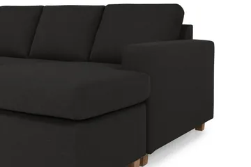 Crazy 4-sits Vänstervänd U-formad Large Soffa med Divan och Schäslong i Tyg - Antracit - Products - Möbler - Soffa - Divansoffa & schäslongsoffa - 4 sits soffa med divan