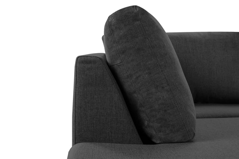 Crazy 4-sits Vänstervänd U-formad Large Soffa med Divan och Schäslong i Tyg - Antracit - Products - Möbler - Soffa - Divansoffa & schäslongsoffa - 4 sits soffa med divan