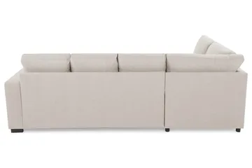 Crazy 4-sits Vänstervänd U-formad Large Soffa med Divan och Schäslong i Tyg - Beige - Products - Möbler - Soffa - Divansoffa & schäslongsoffa - 4 sits soffa med divan