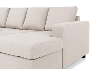 Crazy 4-sits Vänstervänd U-formad Large Soffa med Divan och Schäslong i Tyg - Beige - Products - Möbler - Soffa - Divansoffa & schäslongsoffa - 4 sits soffa med divan