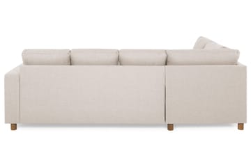 Crazy 4-sits Vänstervänd U-formad Large Soffa med Divan och Schäslong i Tyg - Beige - Products - Möbler - Soffa - Divansoffa & schäslongsoffa - 4 sits soffa med divan