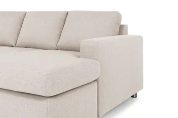 Crazy 4-sits Vänstervänd U-formad Large Soffa med Divan och Schäslong i Tyg - Beige - Products - Möbler - Soffa - Divansoffa & schäslongsoffa - 4 sits soffa med divan