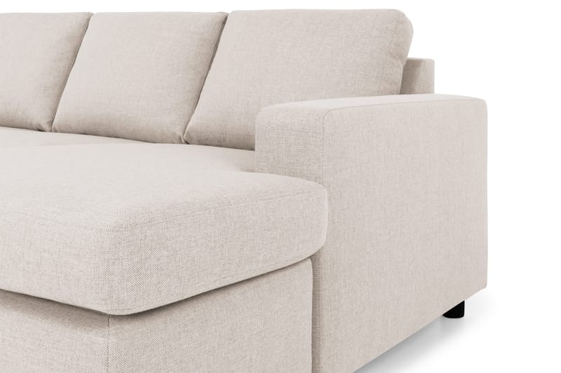 Crazy 4-sits Vänstervänd U-formad Large Soffa med Divan och Schäslong i Tyg - Beige - Products - Möbler - Soffa - Divansoffa & schäslongsoffa - 4 sits soffa med divan