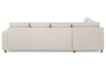 Crazy 4-sits Vänstervänd U-formad Large Soffa med Divan och Schäslong i Tyg - Beige - Products - Möbler - Soffa - Divansoffa & schäslongsoffa - 4 sits soffa med divan