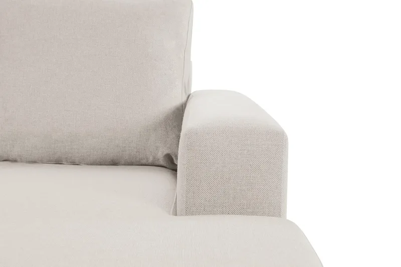 Crazy 4-sits Vänstervänd U-formad Large Soffa med Divan och Schäslong i Tyg - Beige - Products - Möbler - Soffa - Divansoffa & schäslongsoffa - 4 sits soffa med divan