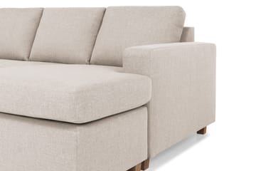 Crazy 4-sits Vänstervänd U-formad Large Soffa med Divan och Schäslong i Tyg - Beige - Products - Möbler - Soffa - Divansoffa & schäslongsoffa - 4 sits soffa med divan