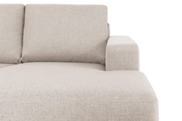 Crazy 4-sits Vänstervänd U-formad Large Soffa med Divan och Schäslong i Tyg - Beige - Products - Möbler - Soffa - Divansoffa & schäslongsoffa - 4 sits soffa med divan